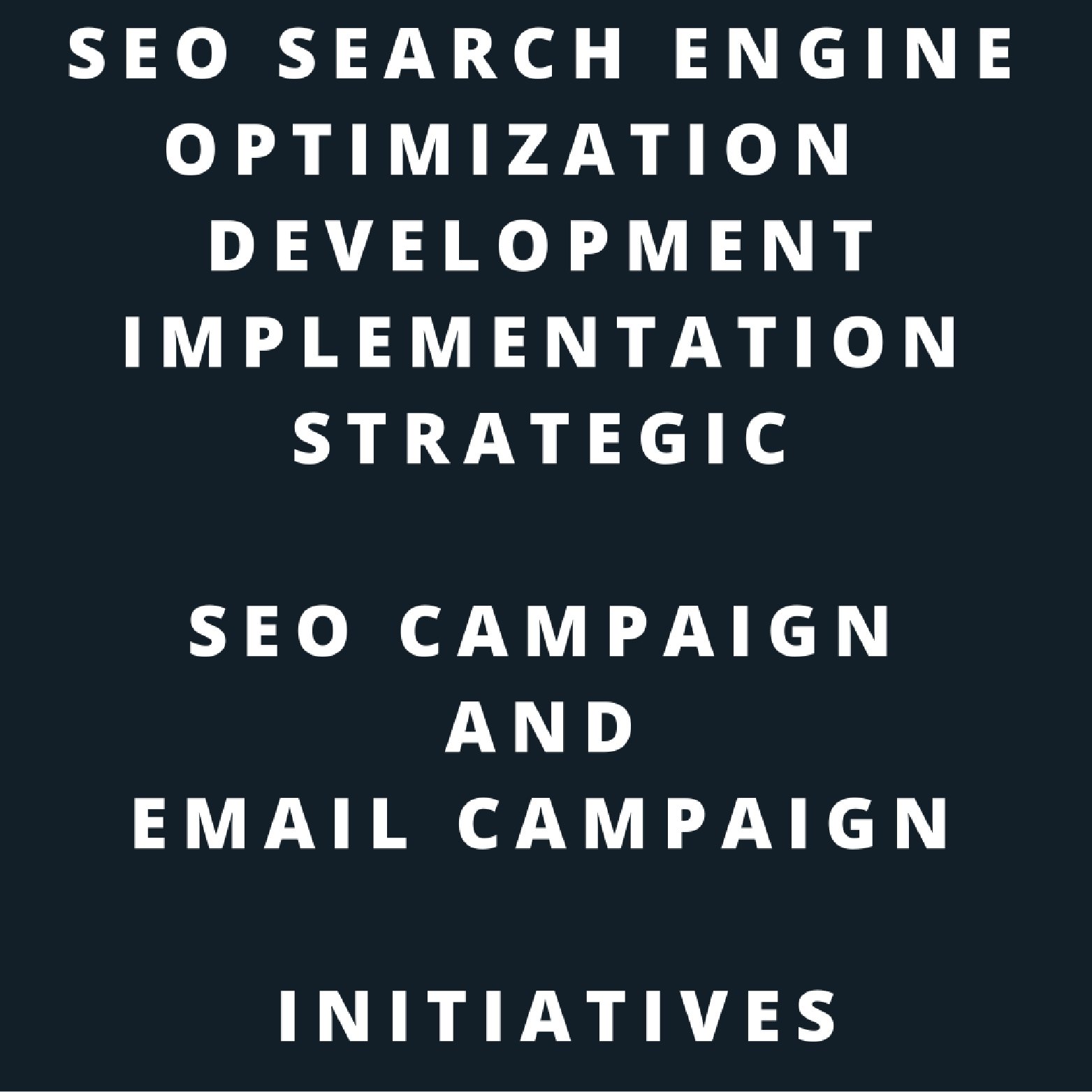 SEO search engine optimization and development and implementation strategic SEO campaign initiatives